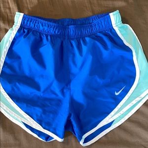 blue and teal nike shorts